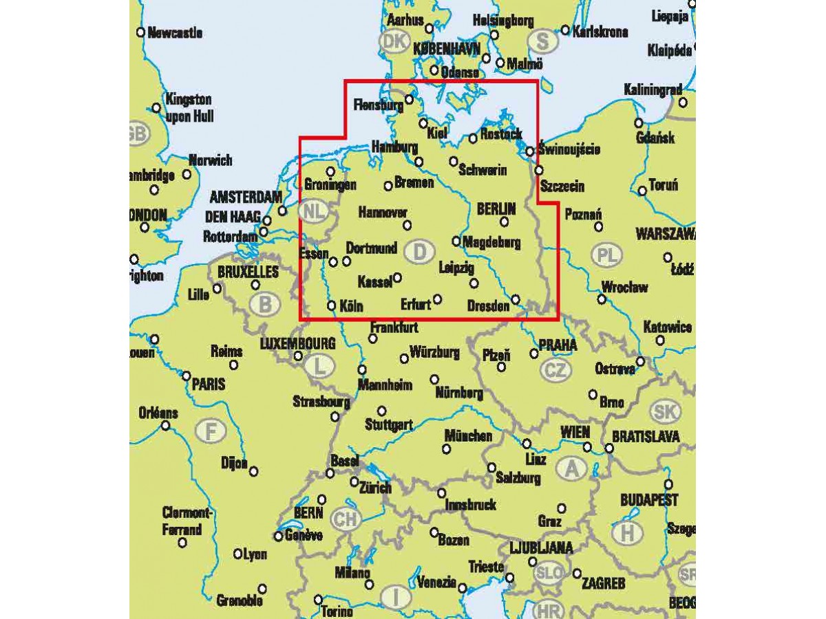 Norra Tyskland Karta | Karta